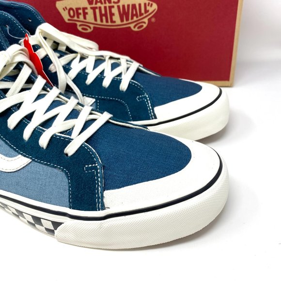 VANS  Sk8-Hi 139 Decon suede Canvas Blue Men - Picture 6 of 7